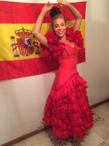 Anna tančí flamenco
